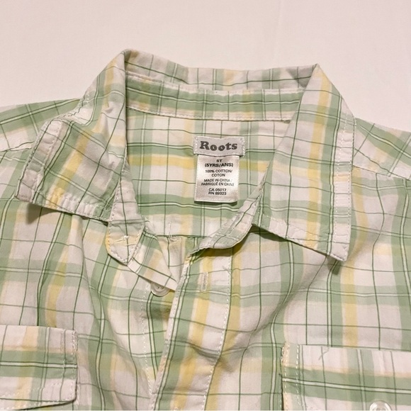 Roots Button Up Tshirt Kids 5T Shirt - Picture 4 of 16